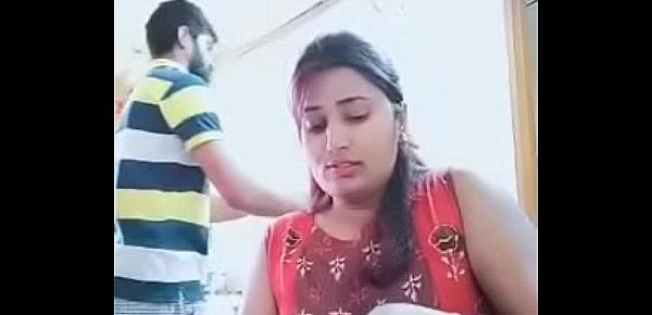 Swathi naidu enjoying while cooking with her boyfriend